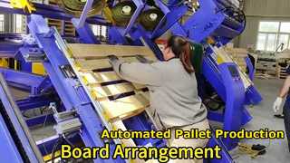 Prezentacja europejskiej automatycznej linii do produkcji palet