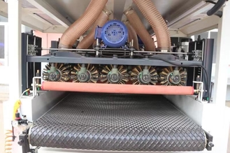 Maszyna do szlifowania szczotek do drewna oscylacyjnego z automatycznym podawaniem polerowania